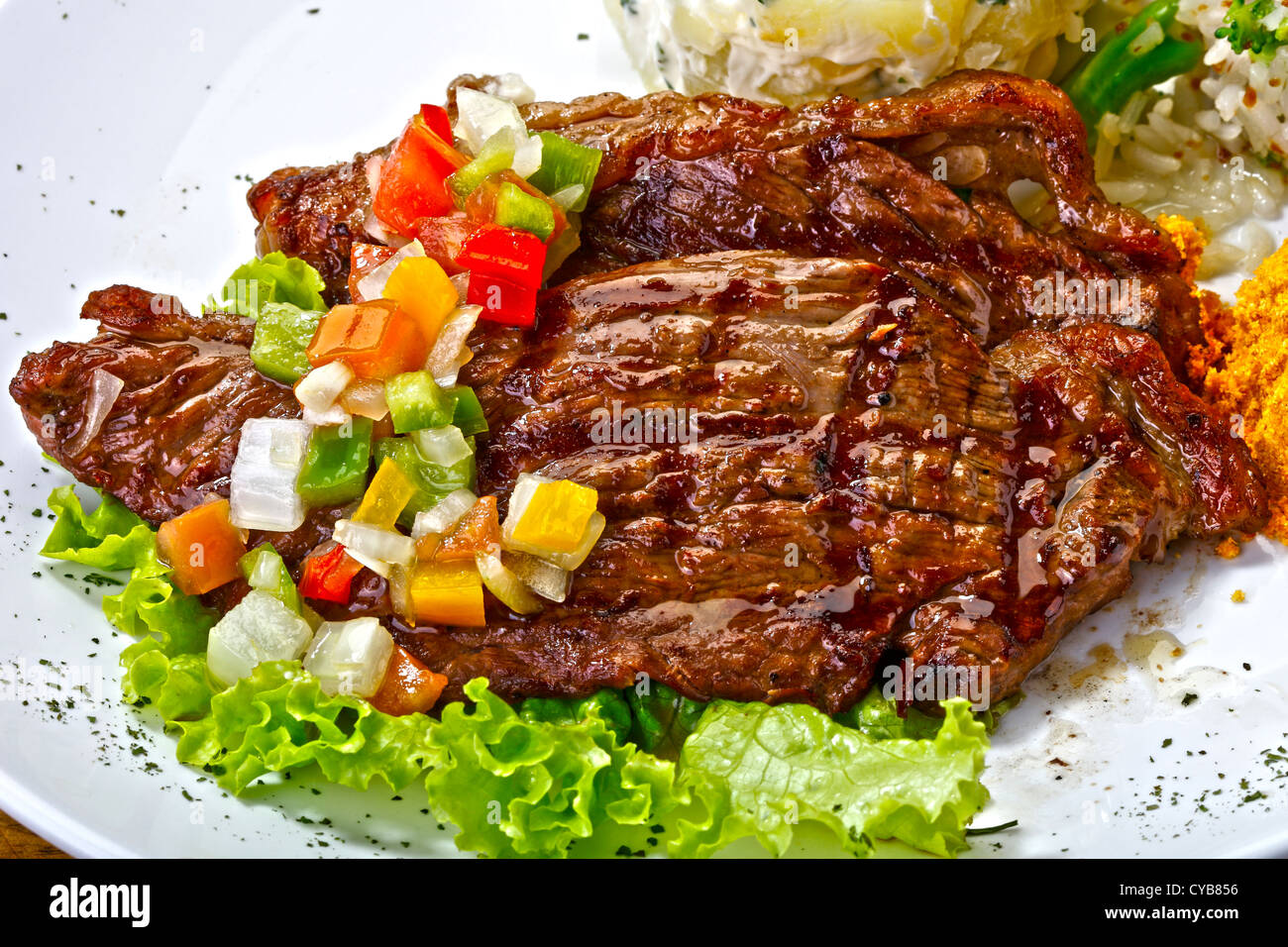 Roast Beef BBQ Stock Photo Alamy