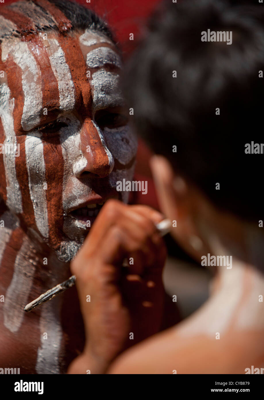 World body painting festival hi-res stock photography and images - Alamy