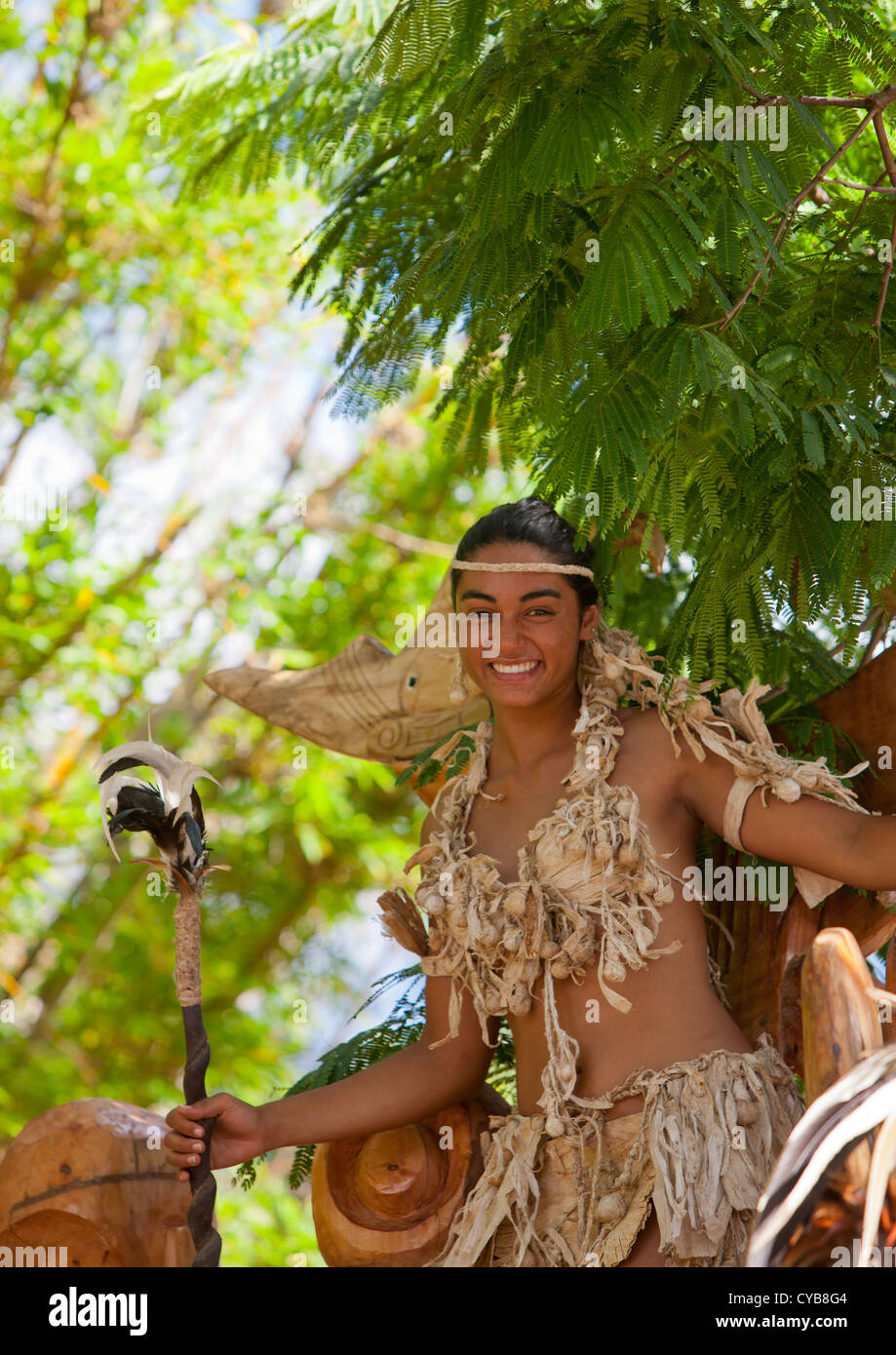 Lili Pate During Tapati Festival, Easter Island, Chile Stock Photo Alamy