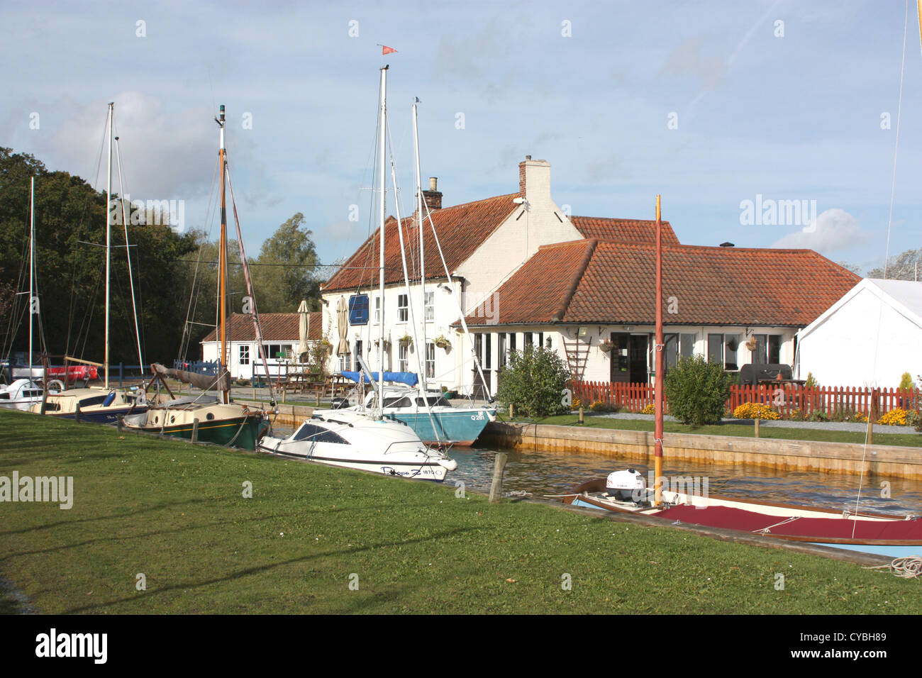 Hickling , on the Norfolk Broads Stock Photo Alamy
