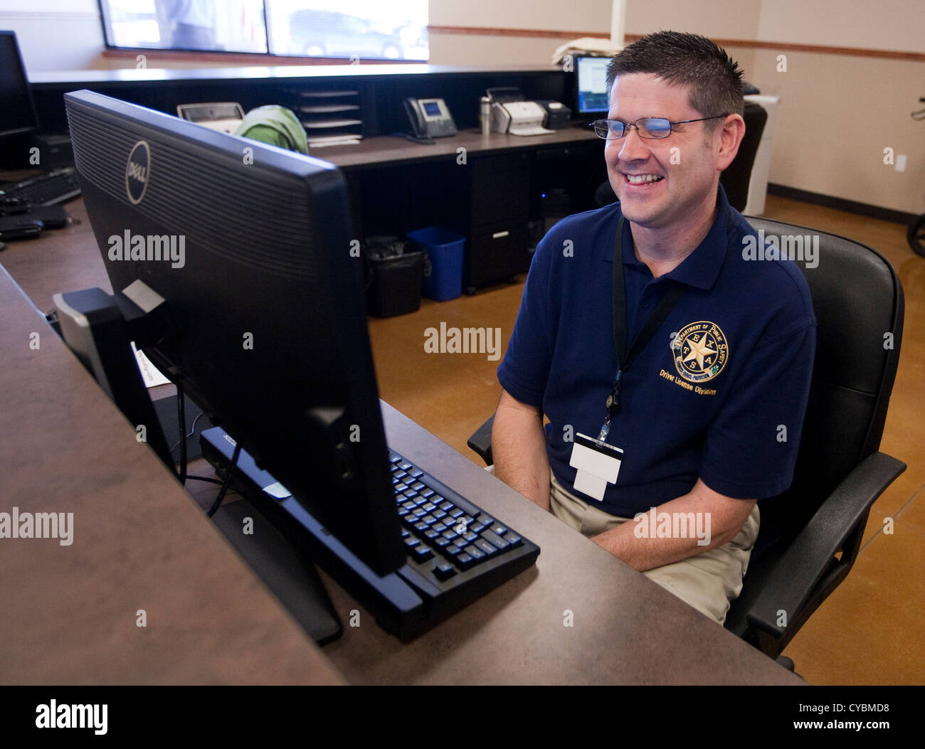 Employees at new Texas Department of Public Safety mega driver's