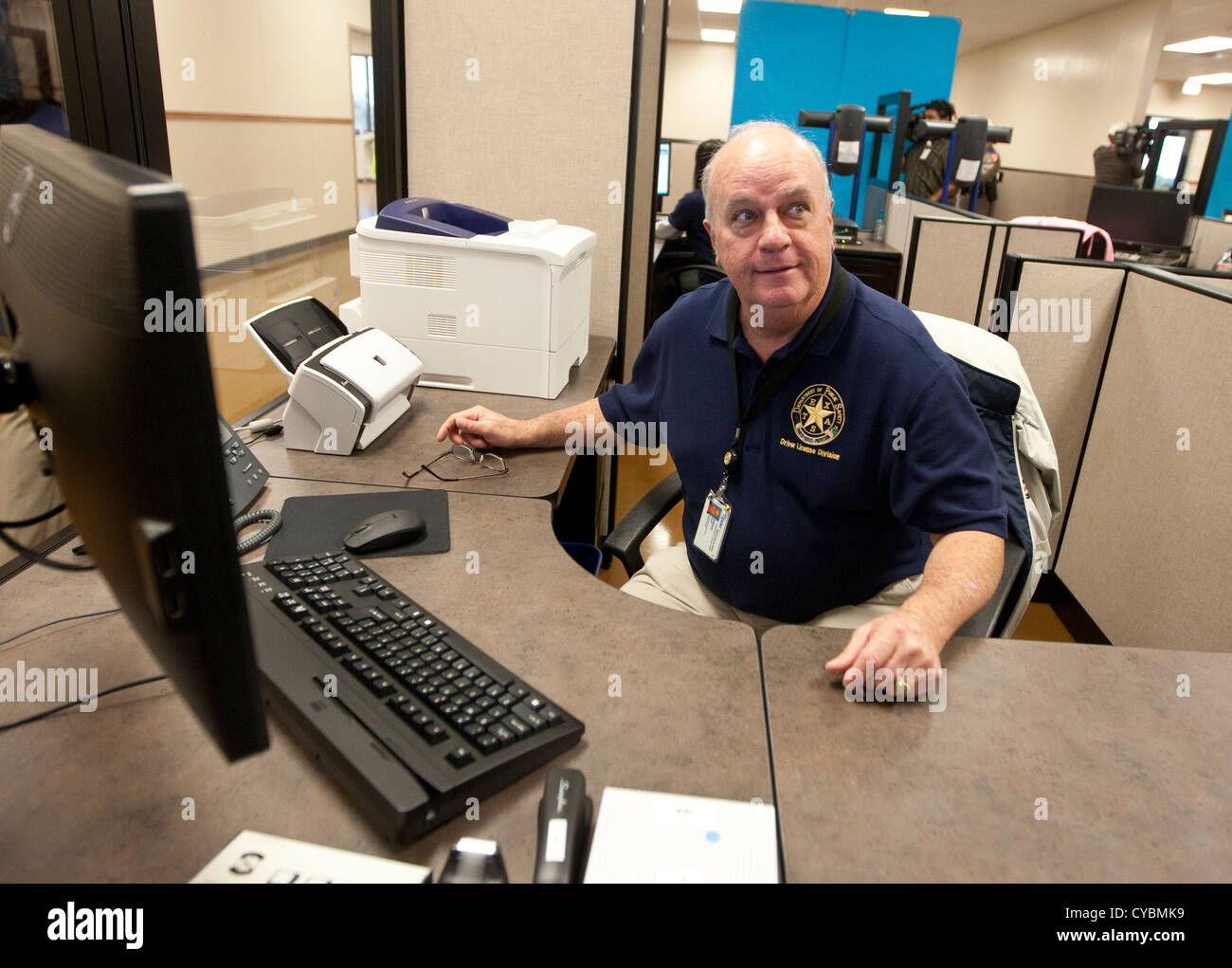 Employees at new Texas Department of Public Safety mega driver's