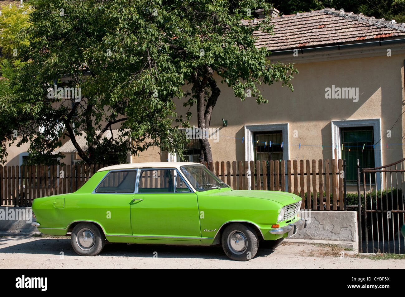 Opel Kadett car, Travnik, Bosnia and Herzegovina Stock Photo