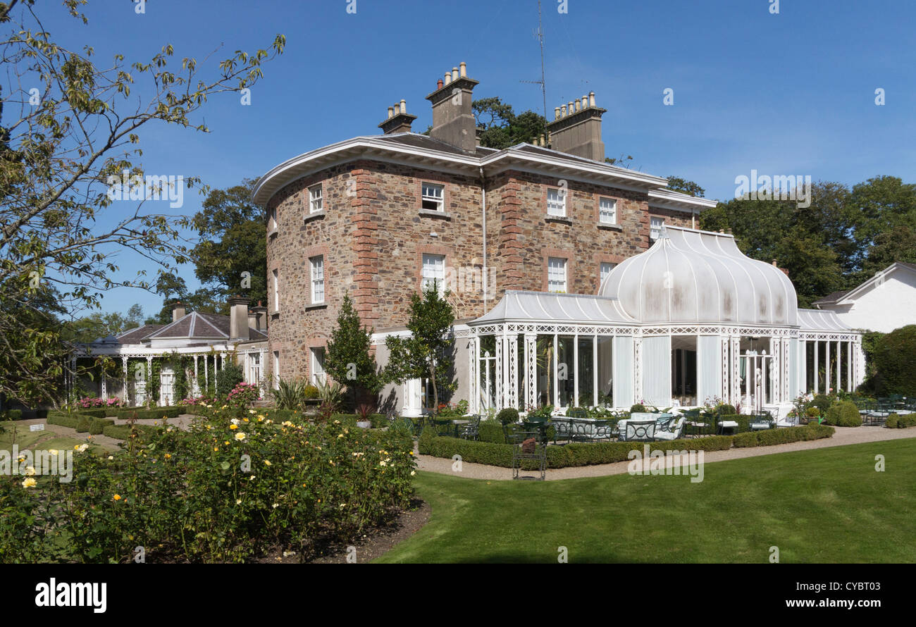 Marlfield House hotel, a luxury country house in Gorey, County Wexford, Ireland Stock Photo