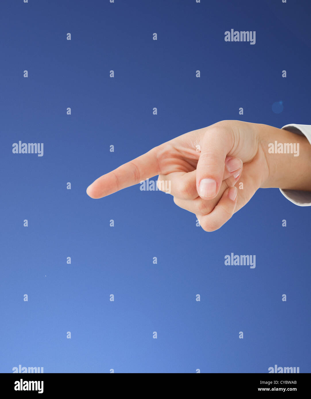 People pointing finger hand hi-res stock photography and images - Alamy