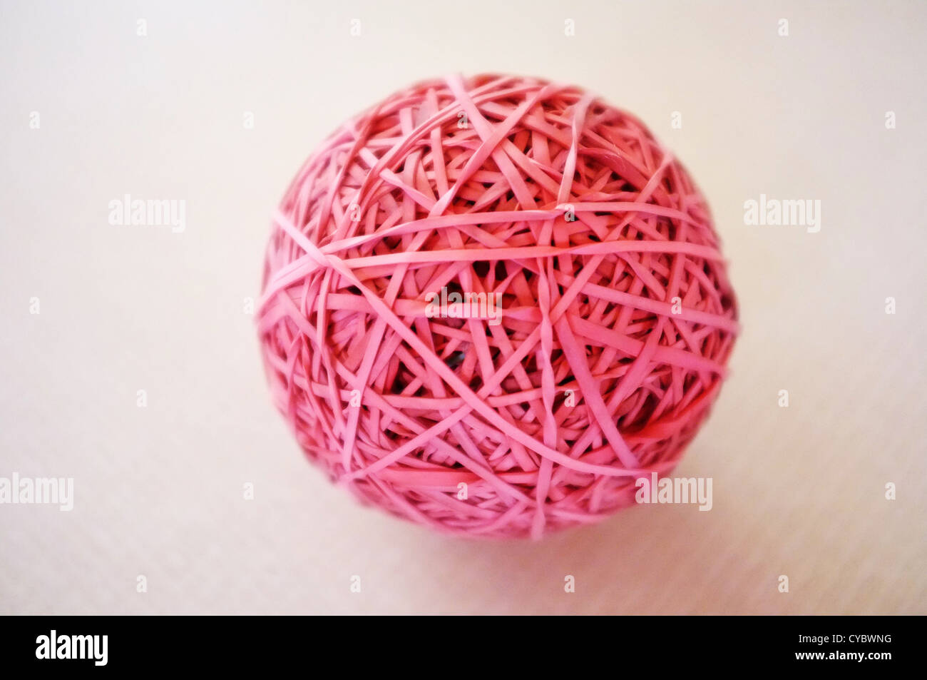 A ball of rubber/elastic bands Stock Photo Alamy