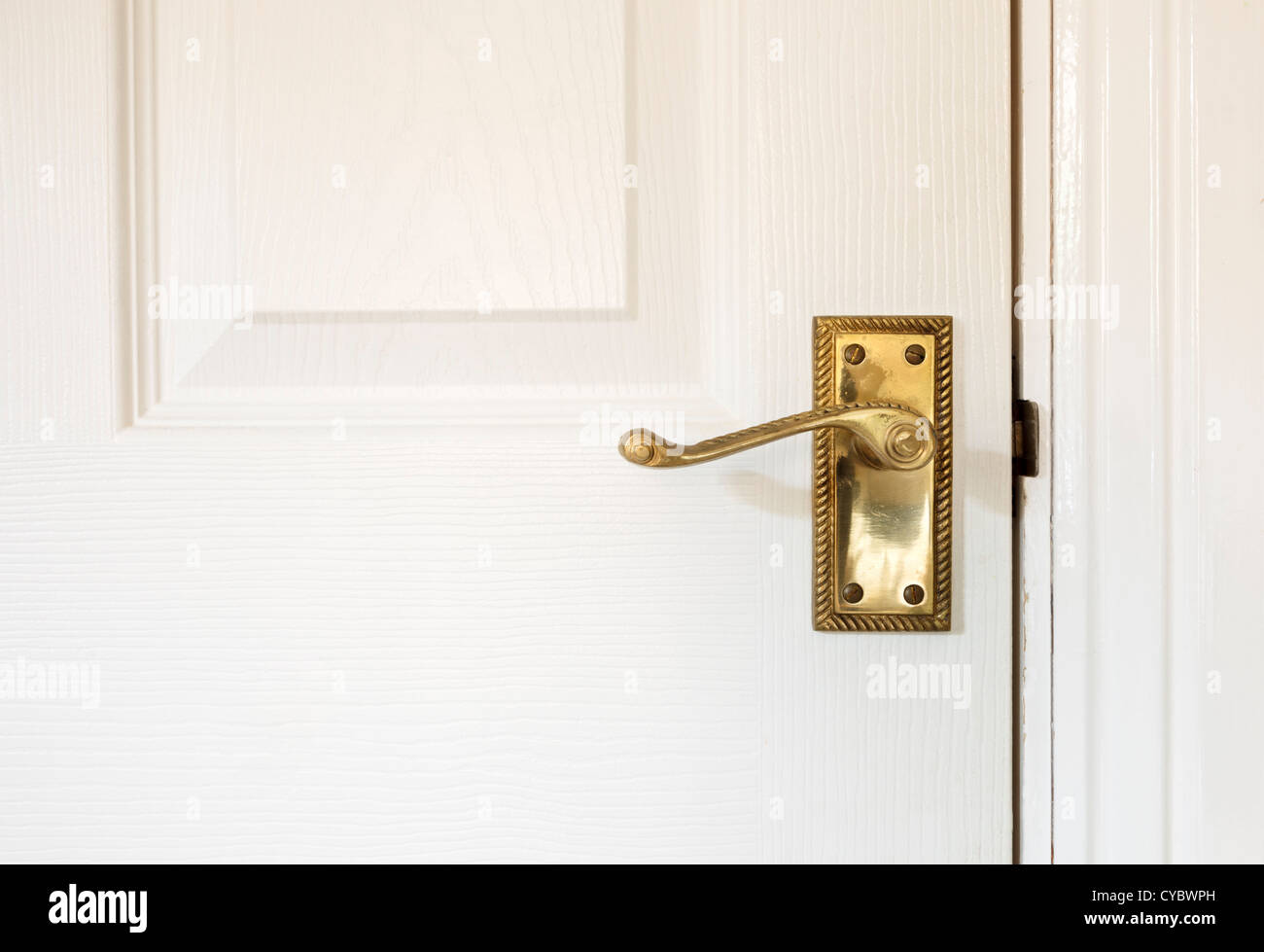 Interior door handle, UK Stock Photo Alamy