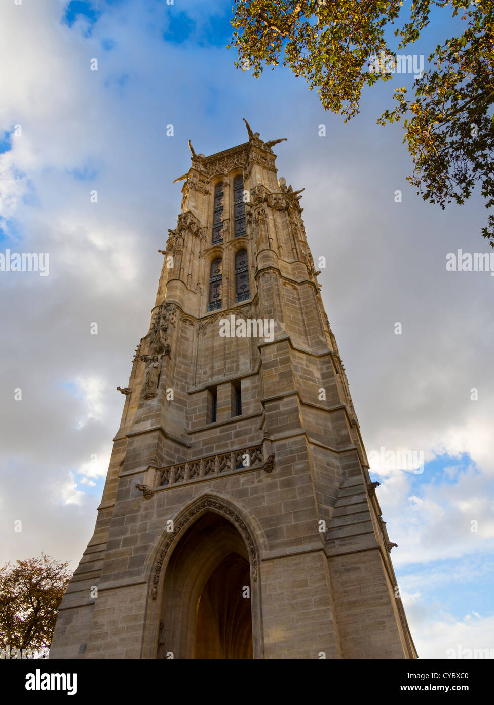Tour St Jacques, Paris. Tower that is all that remains of the 16th