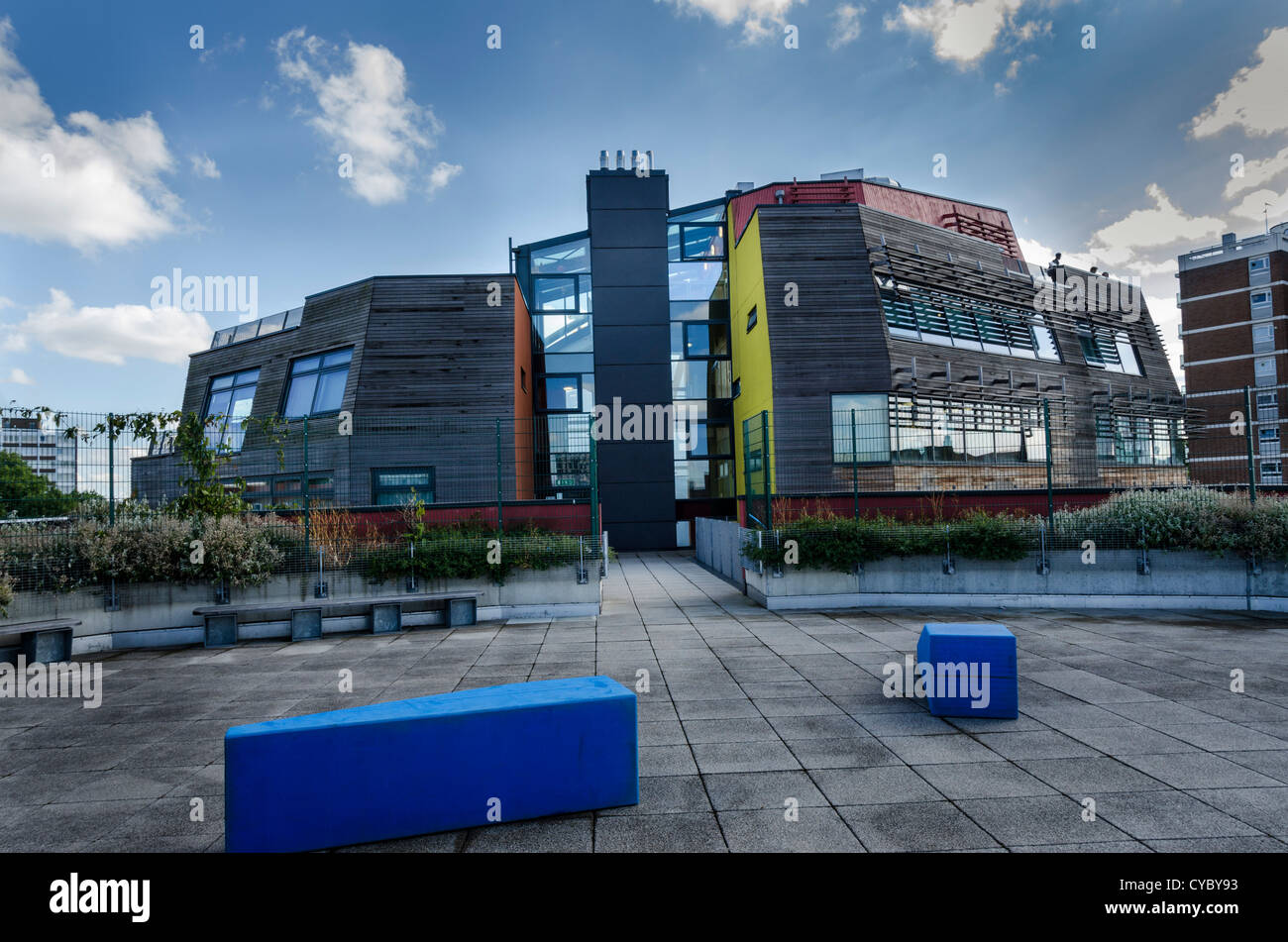 The Bridge Academy, Hackney, London. Designed by architects BDP Stock