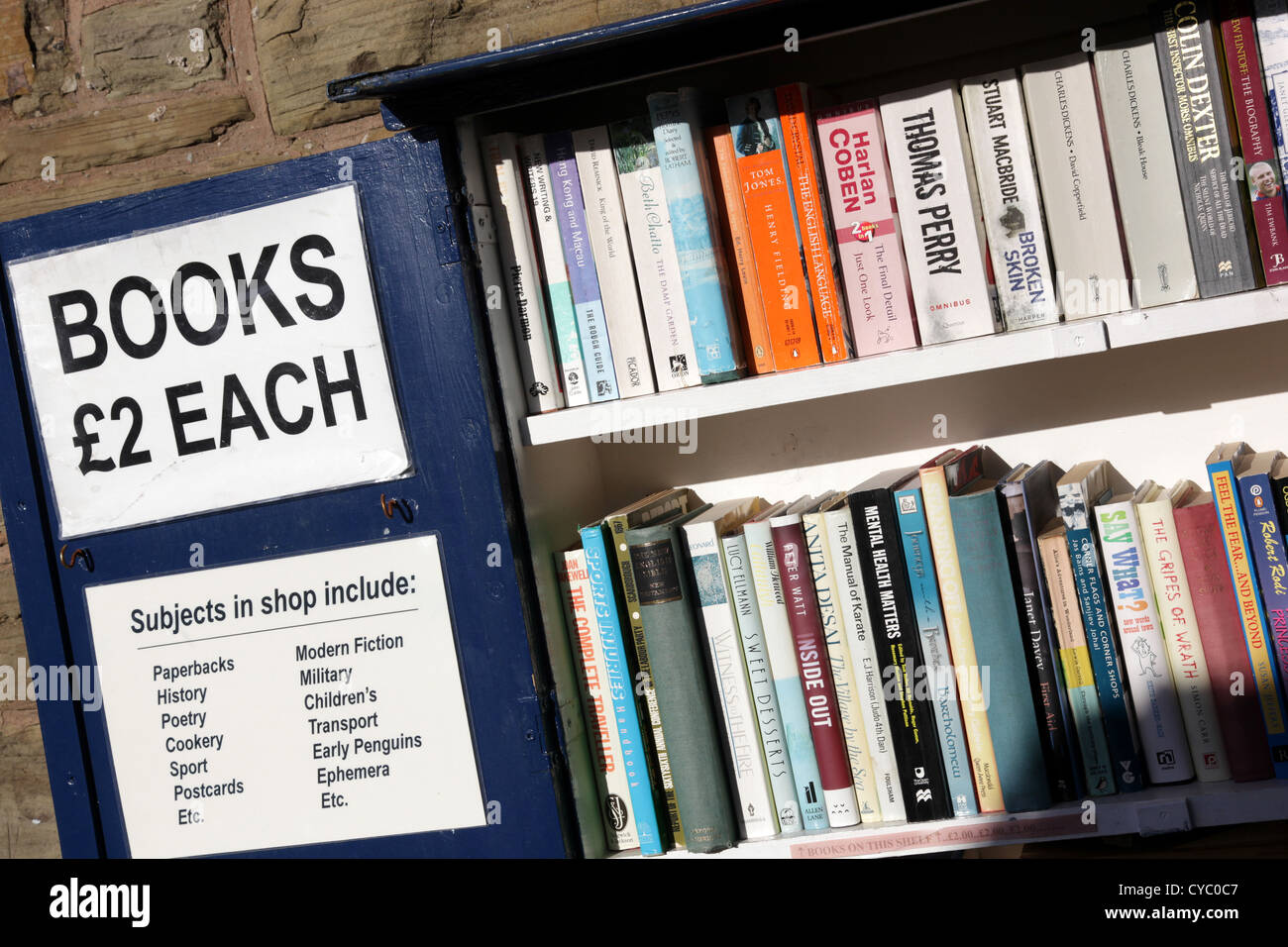Second hand books, Hay on Wye, Powys, Wales, UK Stock Photo Alamy