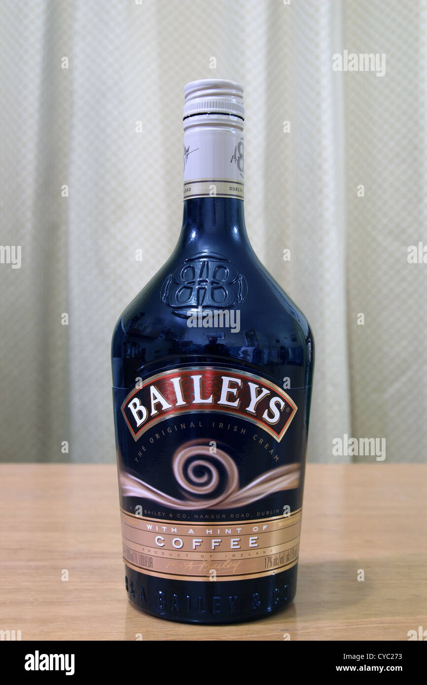 A Bottle of Baileys Irish Cream Liqueur ( Coffee Variety Stock Photo Alamy