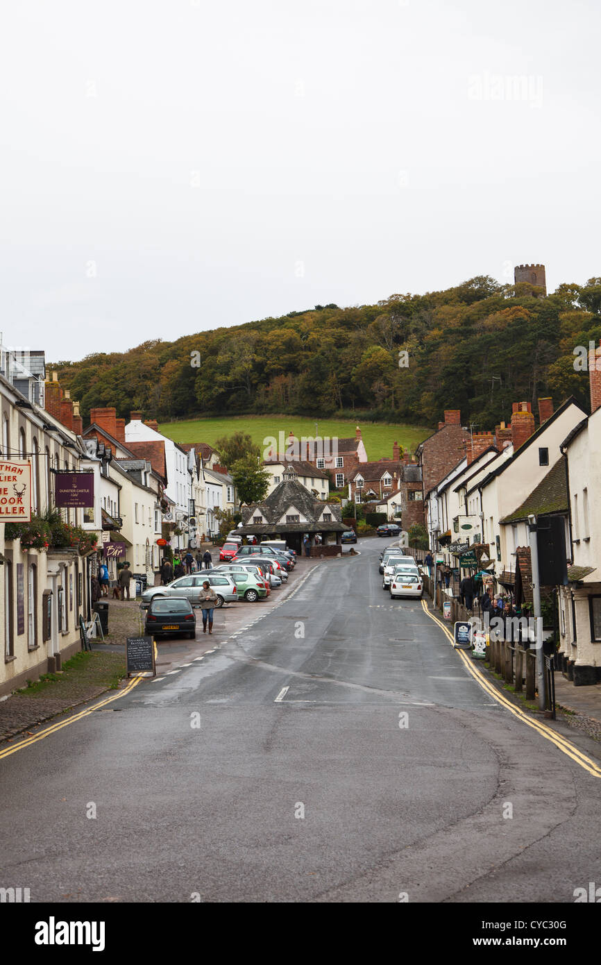 Dunster road medieval village hires stock photography and images Alamy
