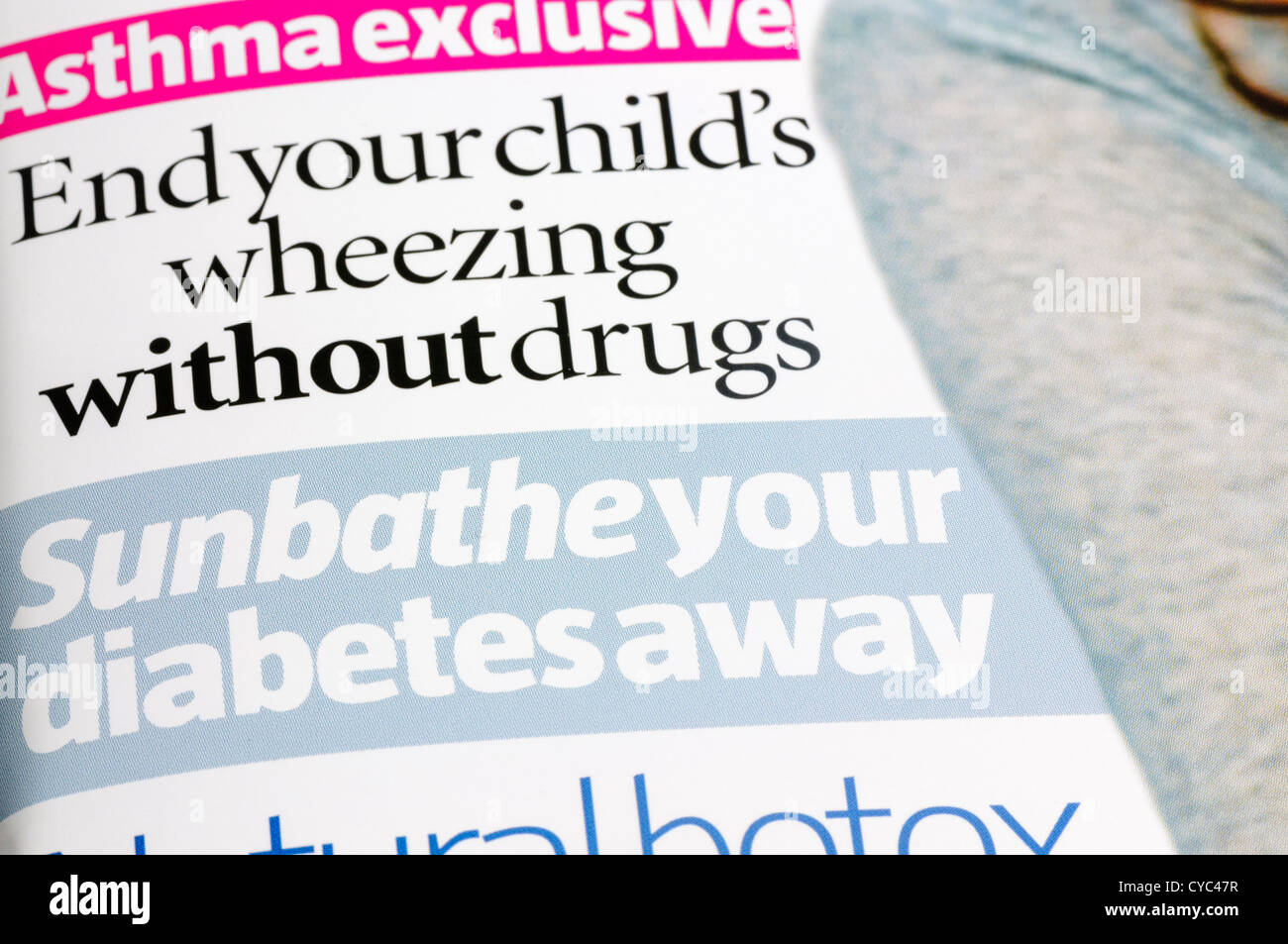 Cure diabetes by sunbathing, and cure asthma without drugs in "What