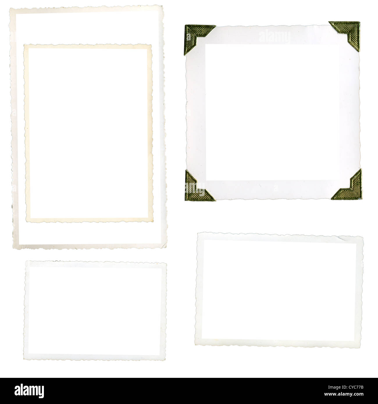 Vintage photo corners hi-res stock photography and images - Alamy