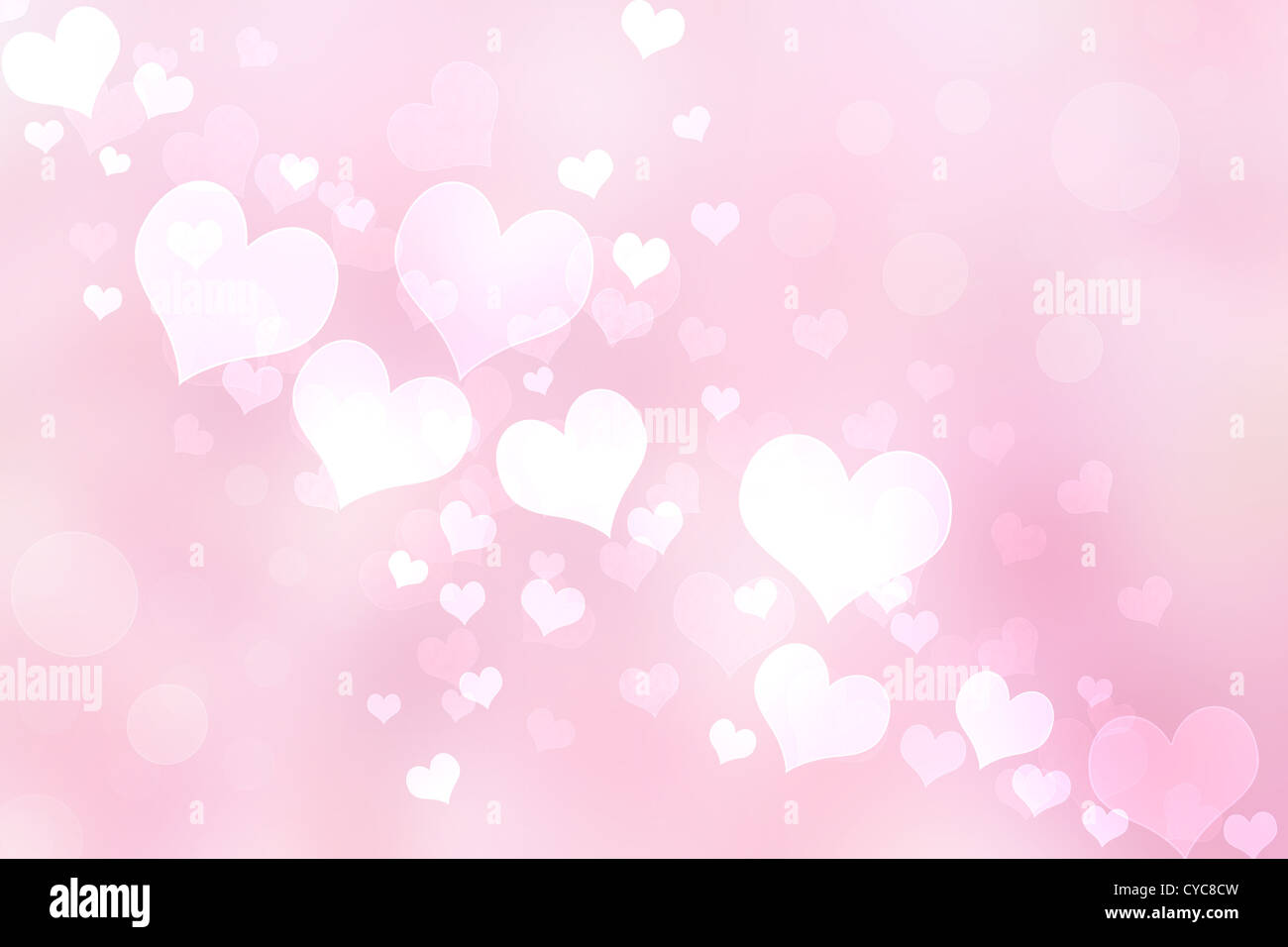 colorful abstract heart wallpaper