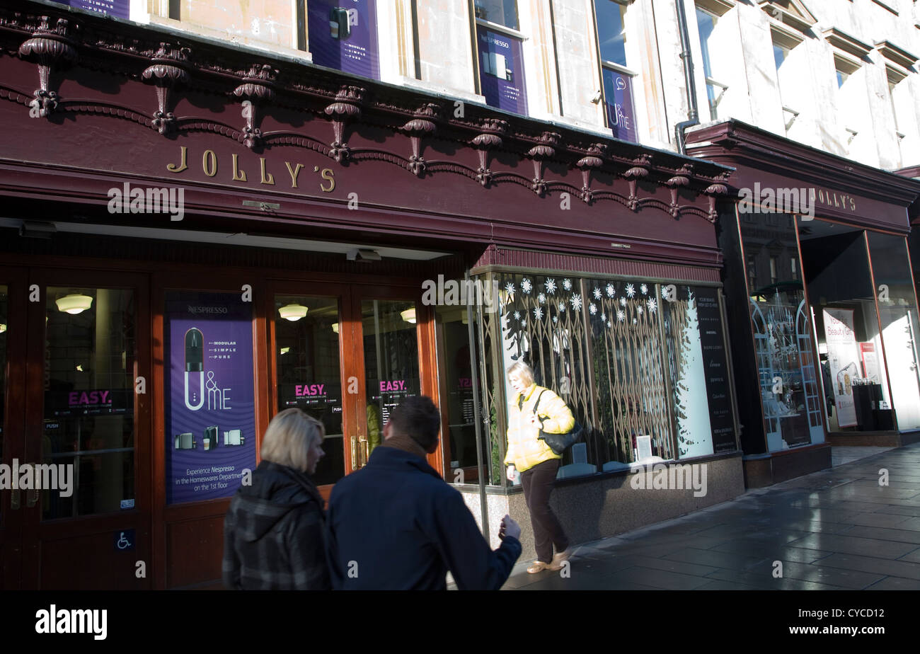 Jolly's department store Milsom Street, Bath, Somerset, England Stock