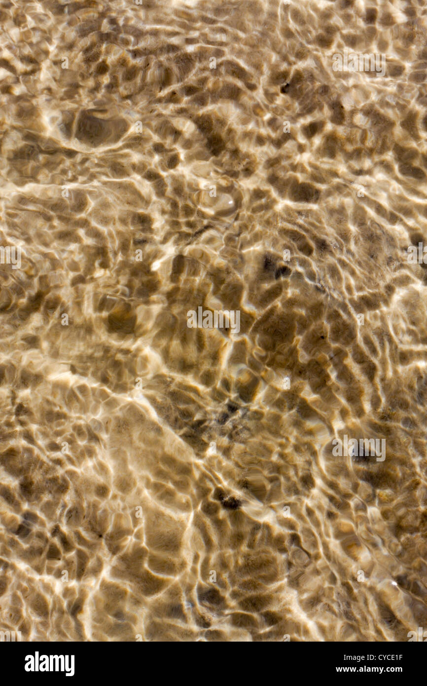 wave water sand Stock Photo