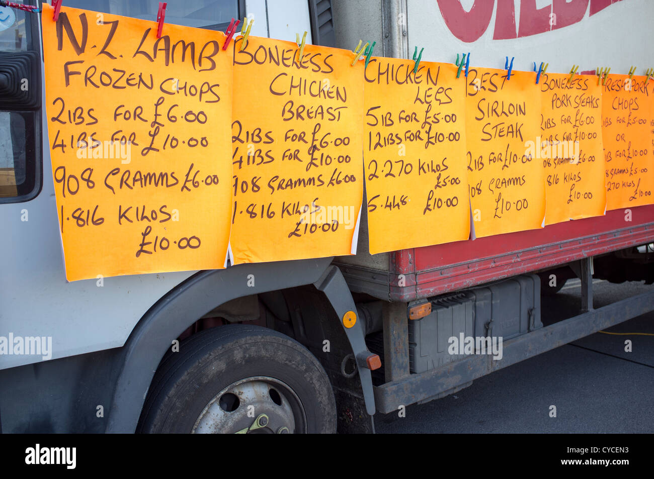 Meat van hires stock photography and images Alamy