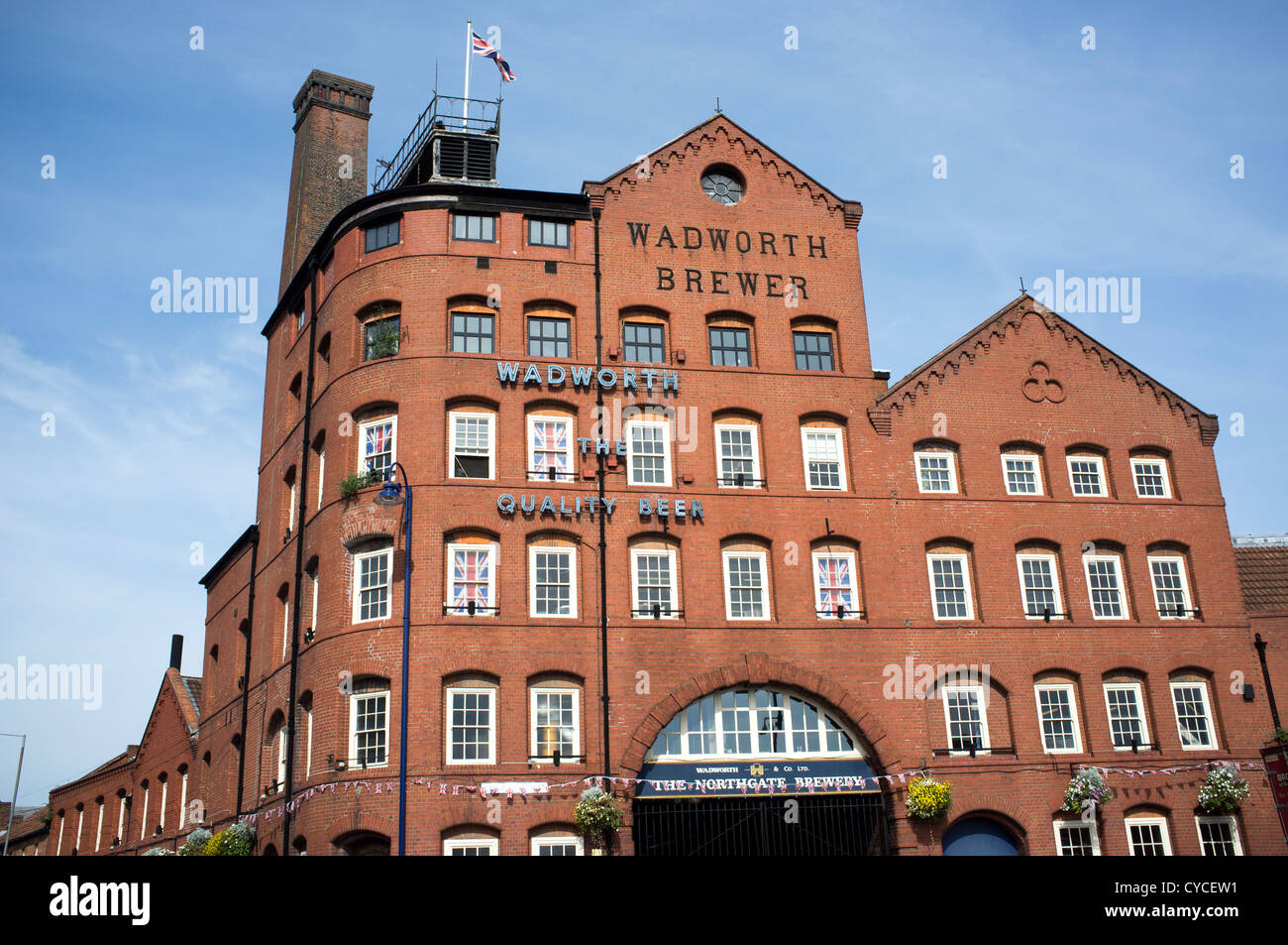 Wadworths Brewery Devizes Stock Photo Alamy