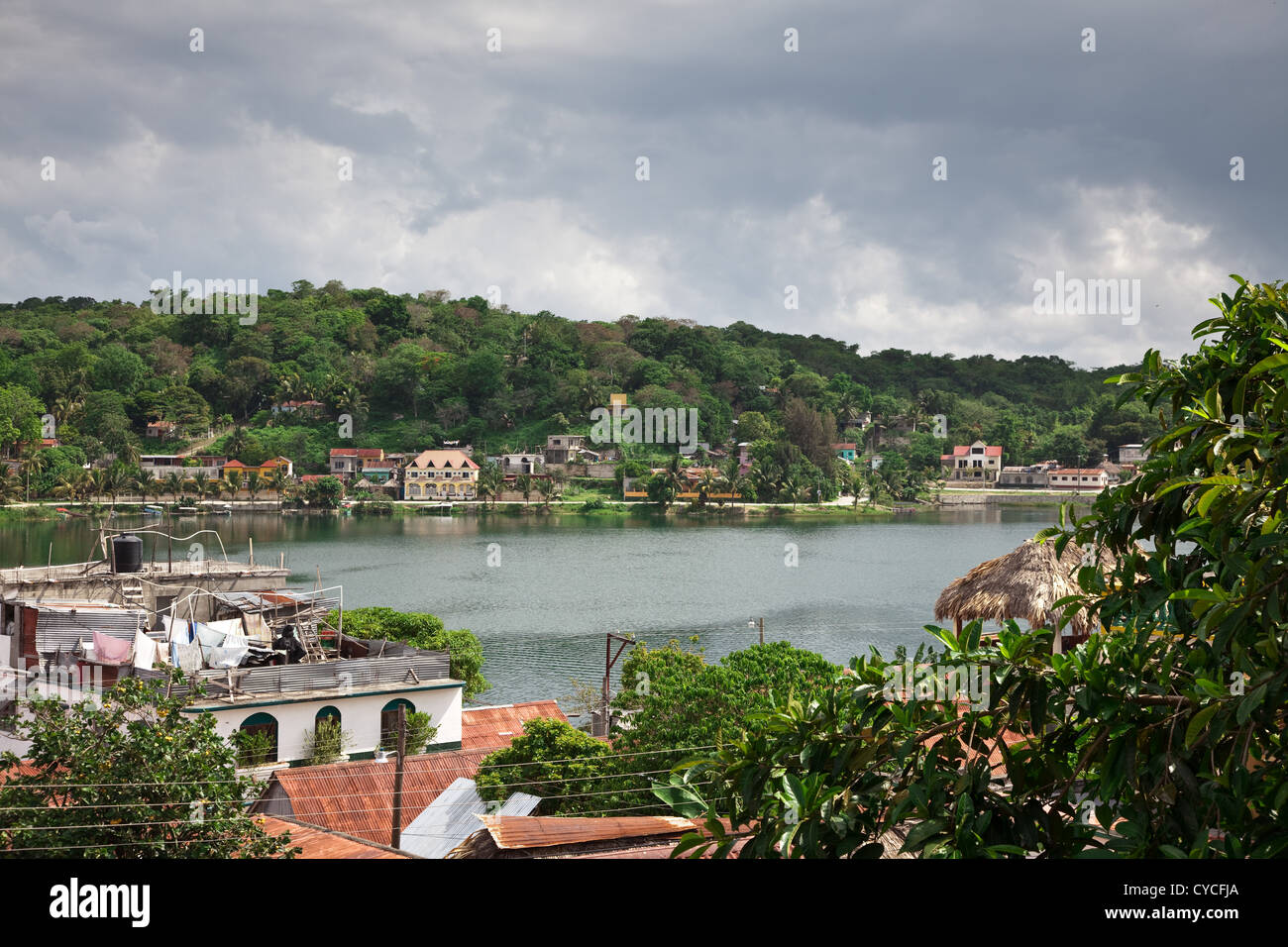 The charming little island of Flores in Lake Peten Itza is a welcome distraction that has a real laidback feel. Stock Photo