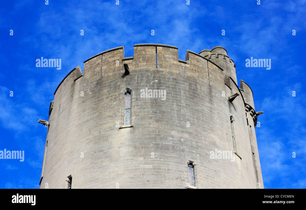 Arundel Castle Turret Stock Photo