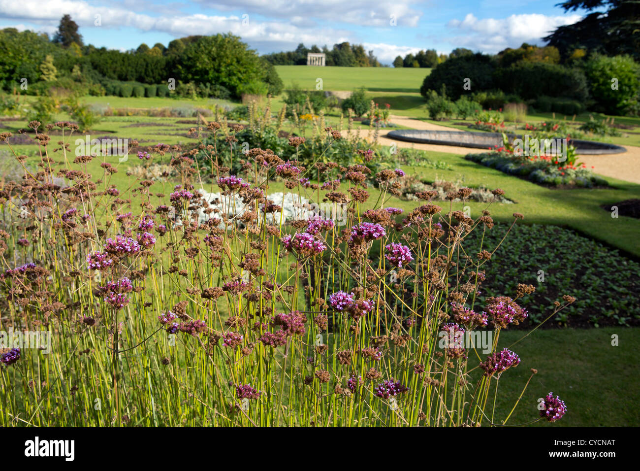 Audley End House and Gardens in Essex, England. Stock Photo