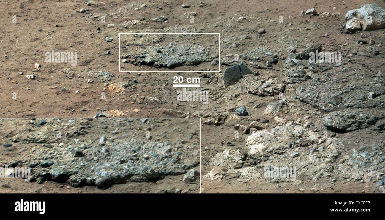 A view of the surface Mars is seen on July 14, 1965. NASA
