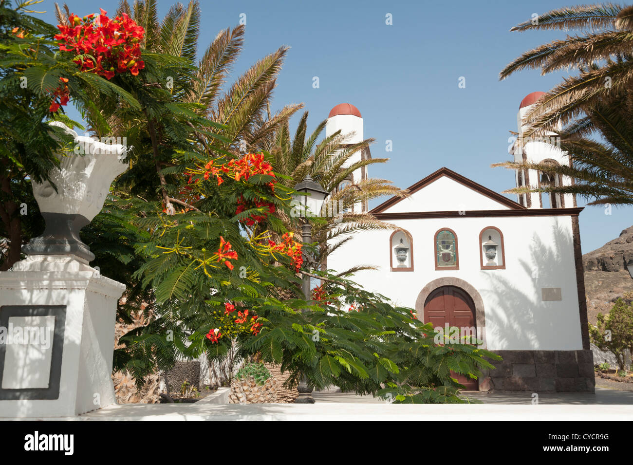 The church Ermita de Nuestra Senora de las Nieves at Puerto de las ...