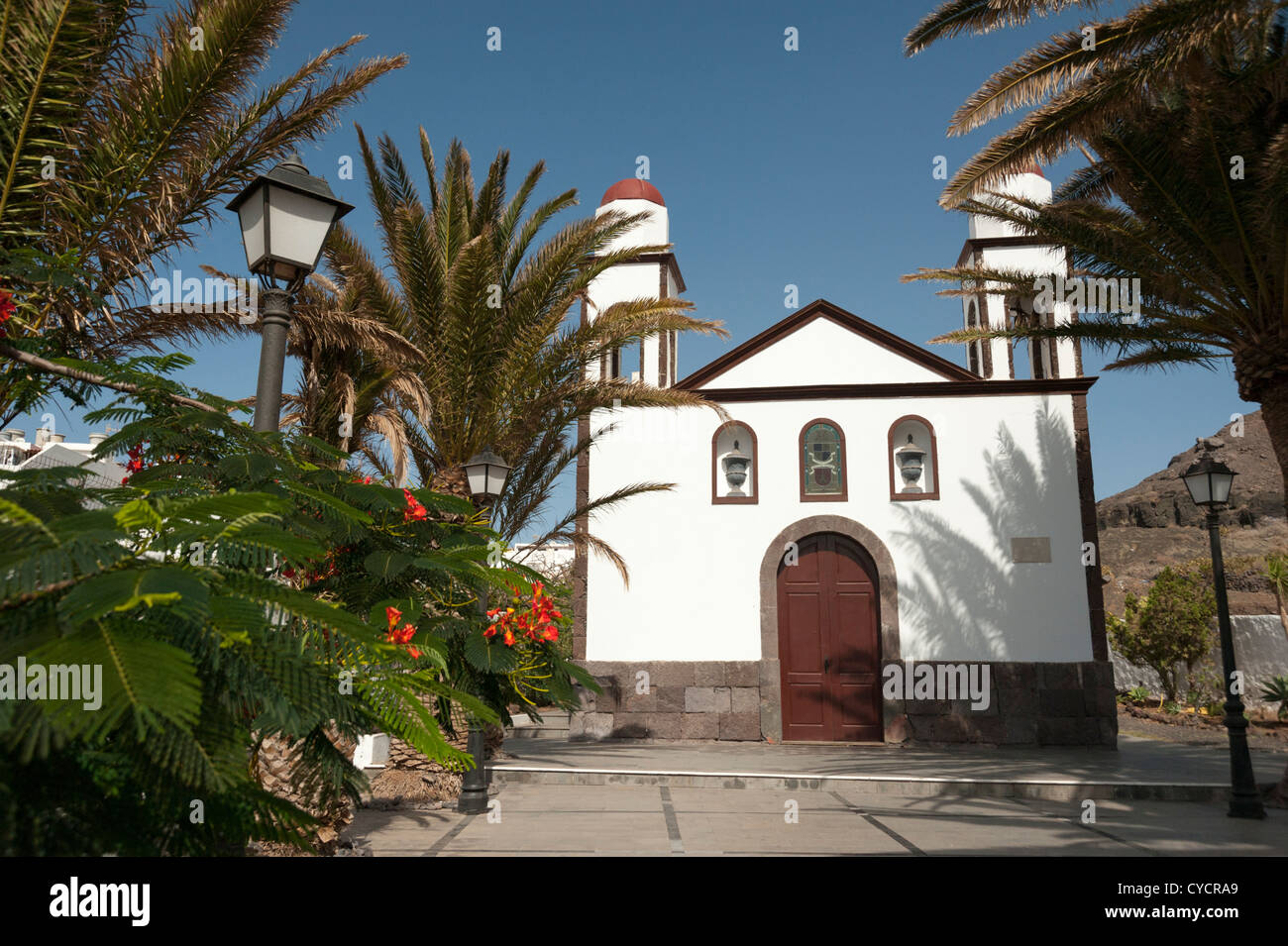 The church Ermita de Nuestra Senora de las Nieves at Puerto de las ...