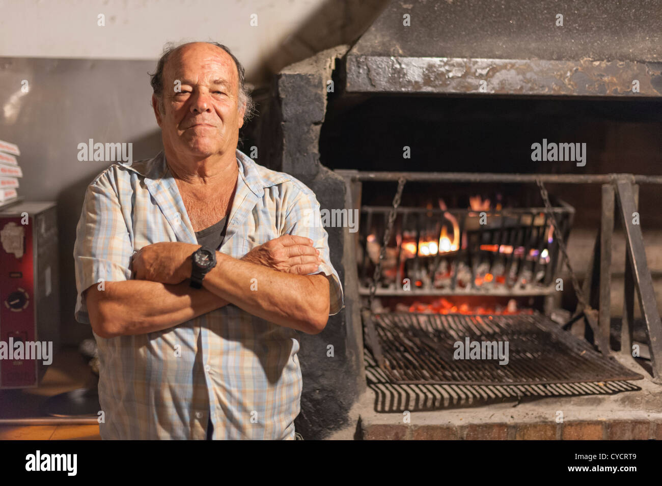 Jack the owner of Jack el Negro restaurant at Puerto de Mogan Gran