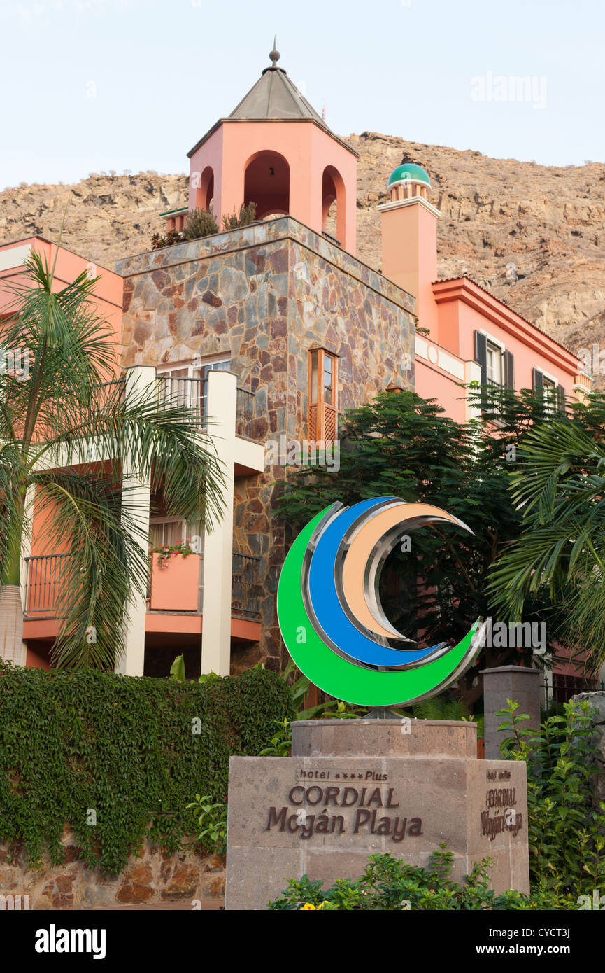 The Hotel Cordial Mogan Playa Puerto de Mogan Gran Canaria Canary Islands  Spain Stock Photo - Alamy