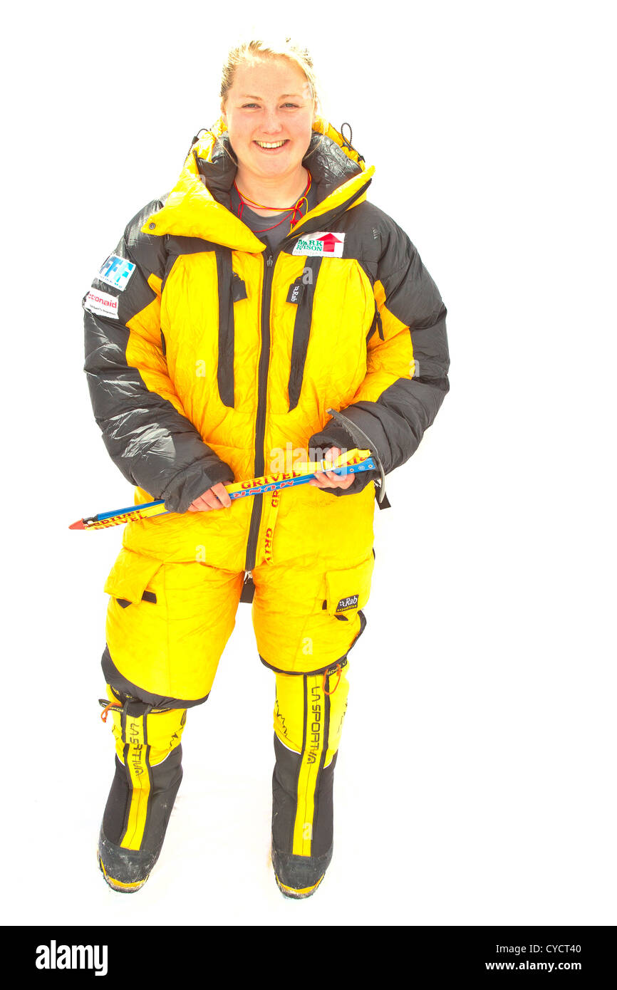 Female mountain climber mt everest Cut Out Stock Images & Pictures Alamy