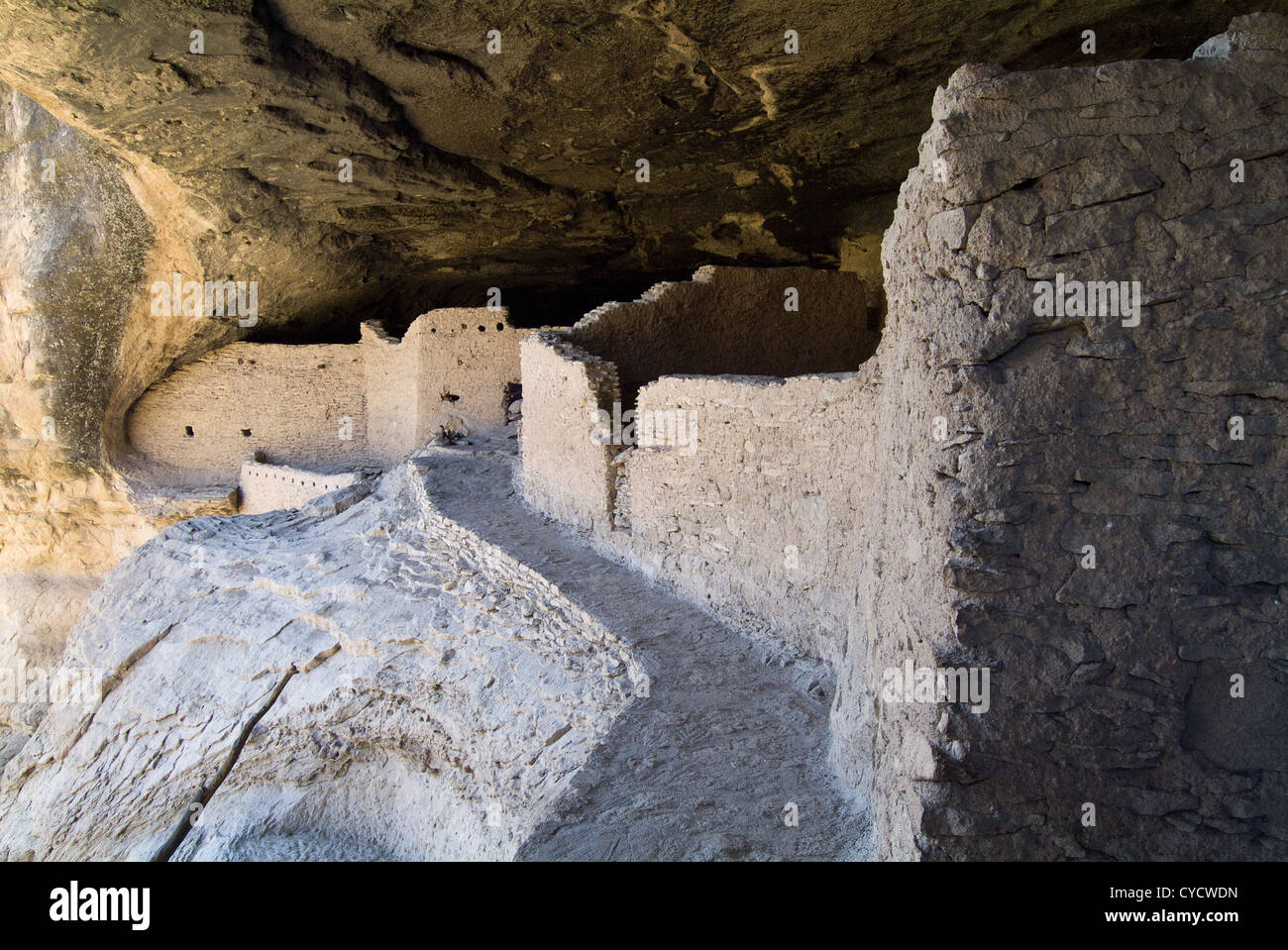 Gila Cliff Dwellings National Monument, New Mexico, USA. Stock Photo