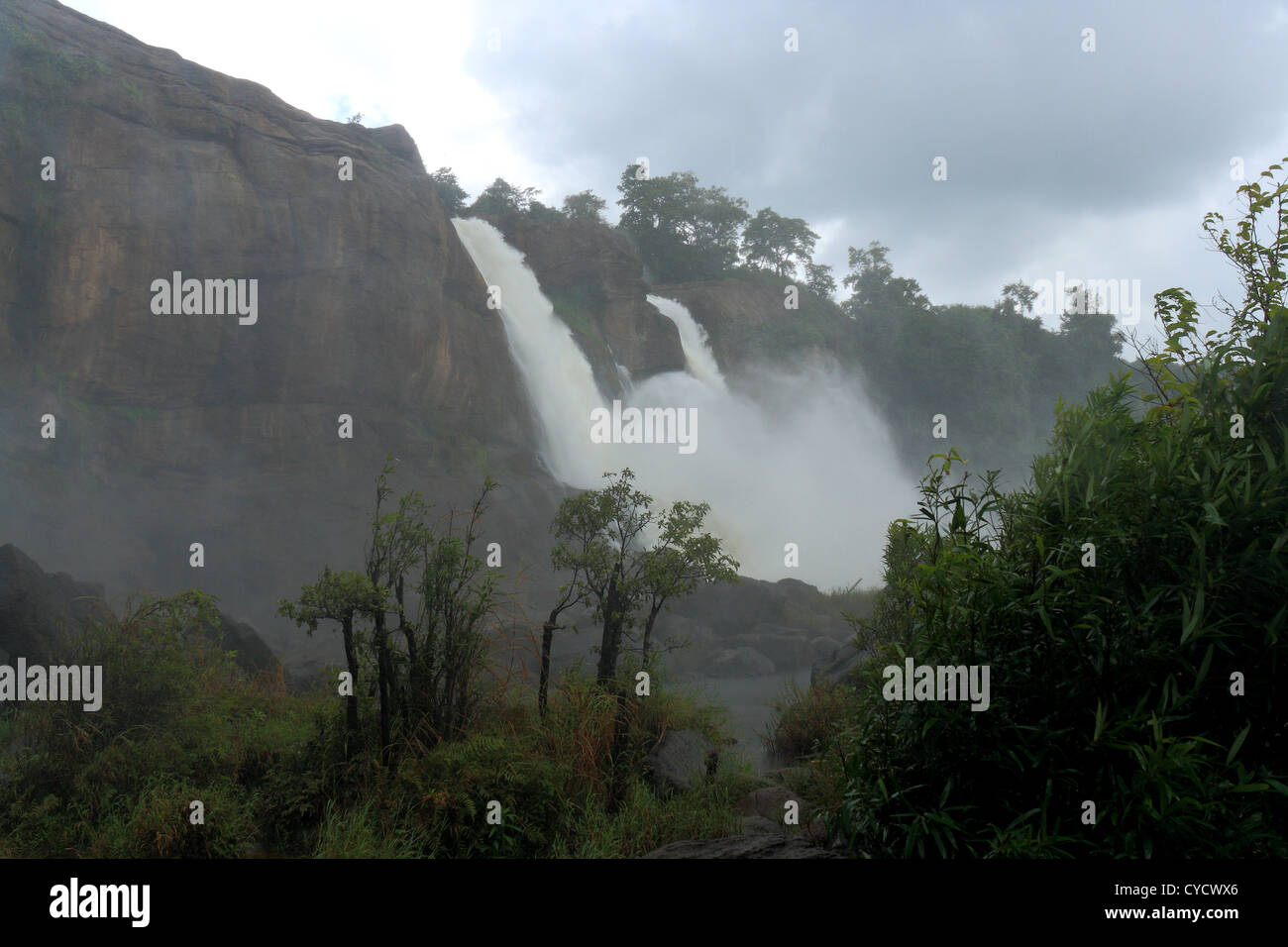 Athirappilly Falls, Kerala, India Stock Photo