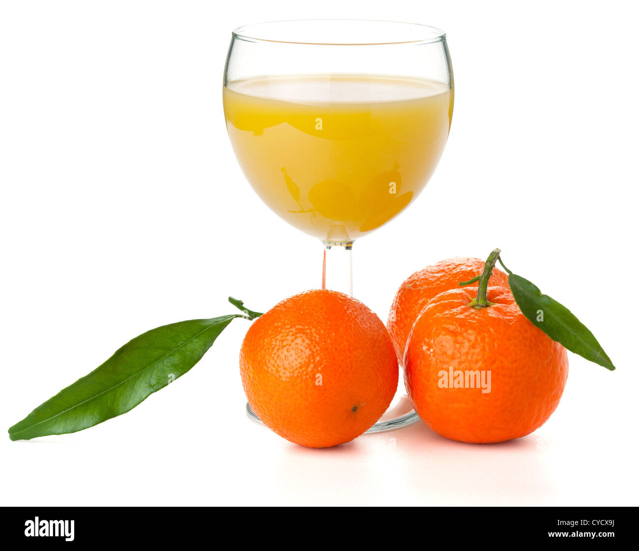 Tangerine juice. Isolated on white background Stock Photo Alamy