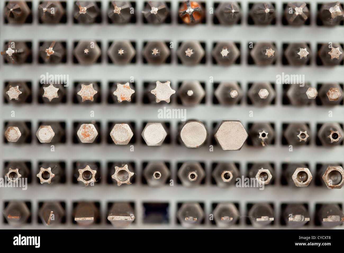 Drill attachment Stock Photo