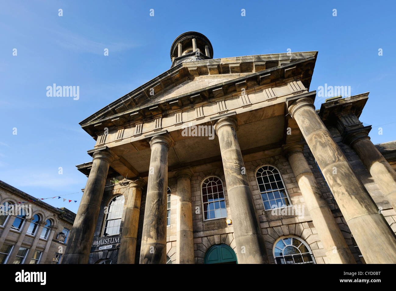 Front entrance of Lancaster City Museum UK Stock Photo