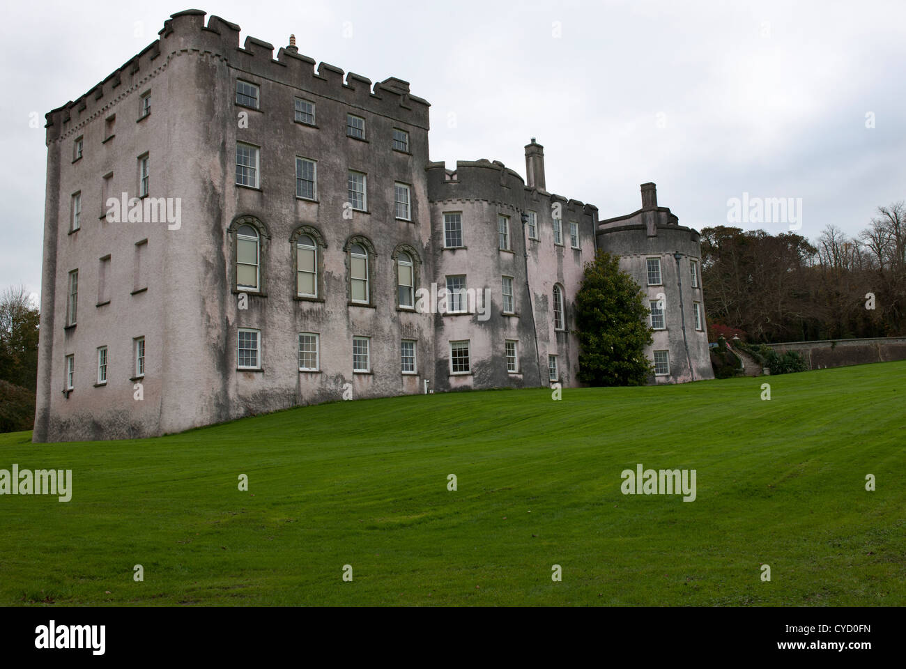 Picton Castle, Haverfordwest, Pembrokeshire, West Wales, wales Stock