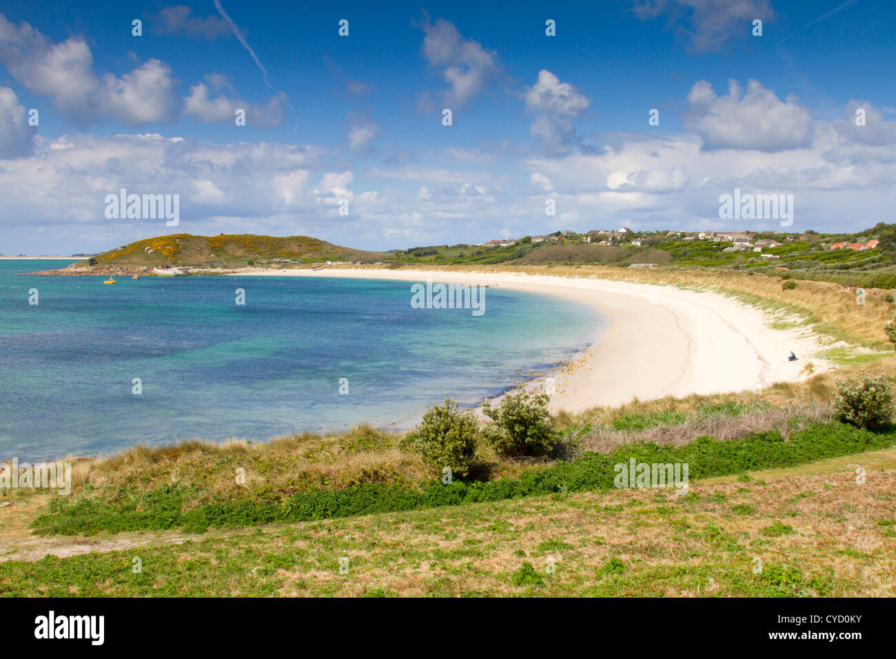 Higher Town Bay; St Martin's; Isles of Scilly; UK Stock Photo