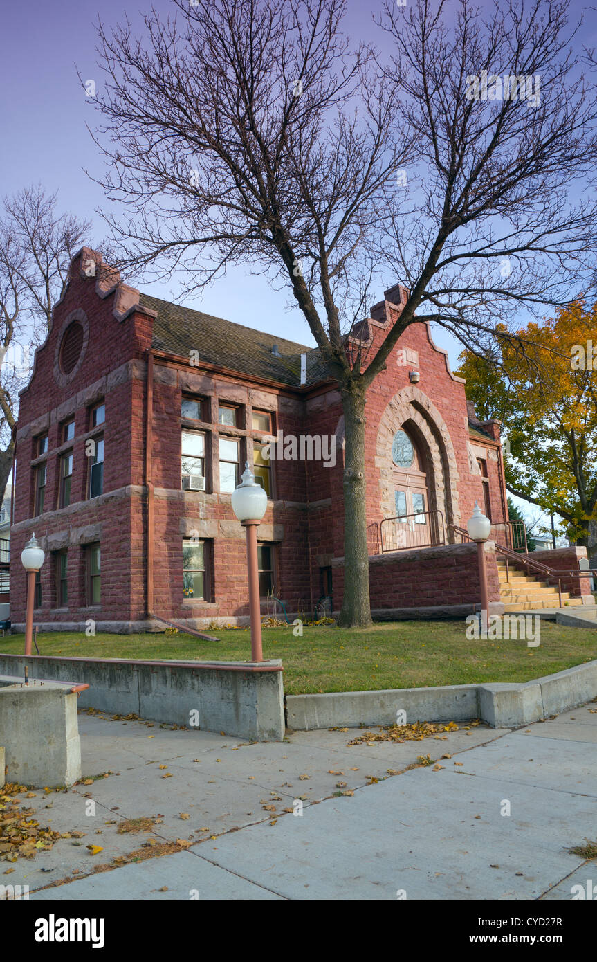 old public library building now senior citizen center of richardsonian