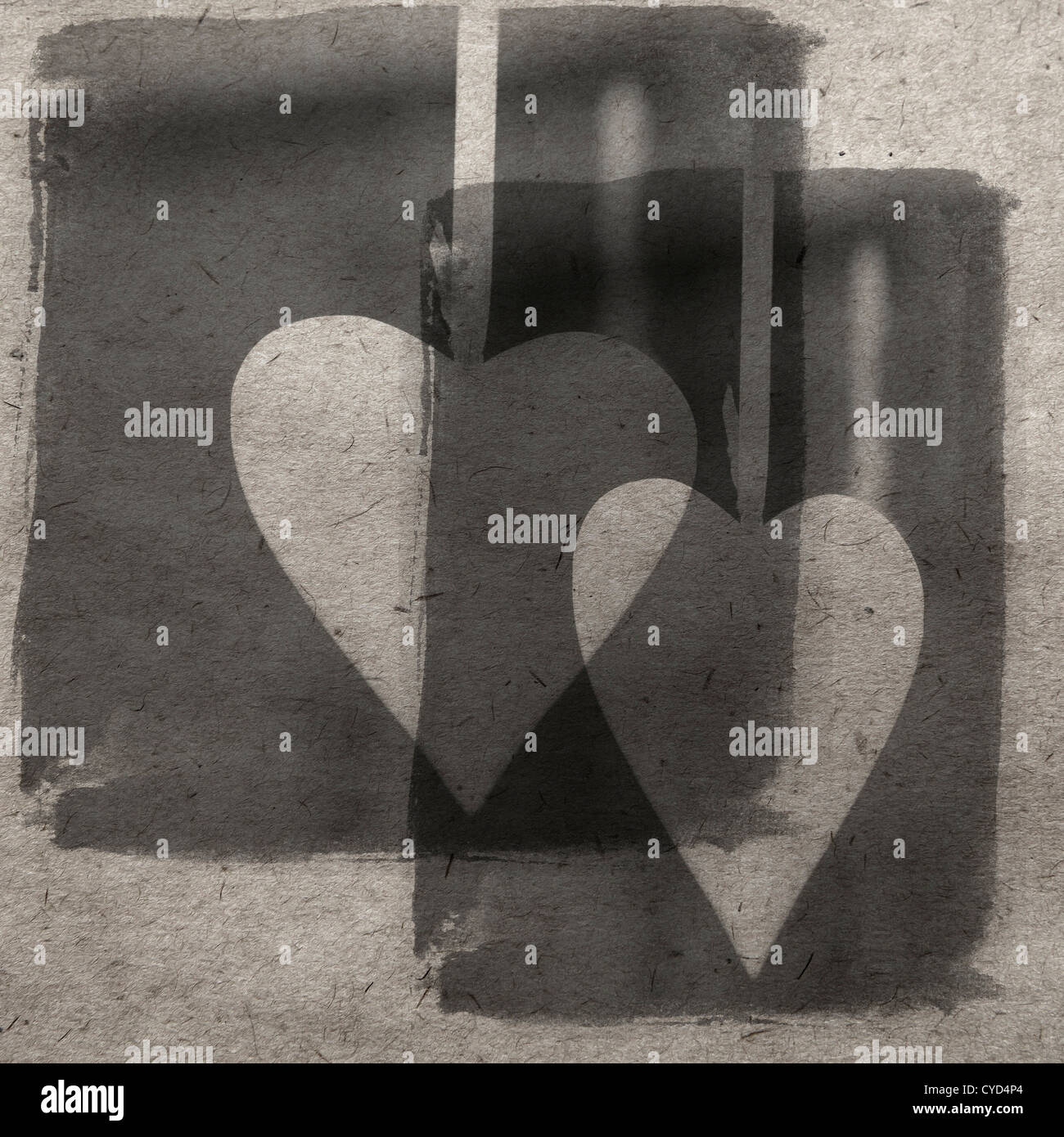 vintage wallpaper background with heart Stock Photo - Alamy