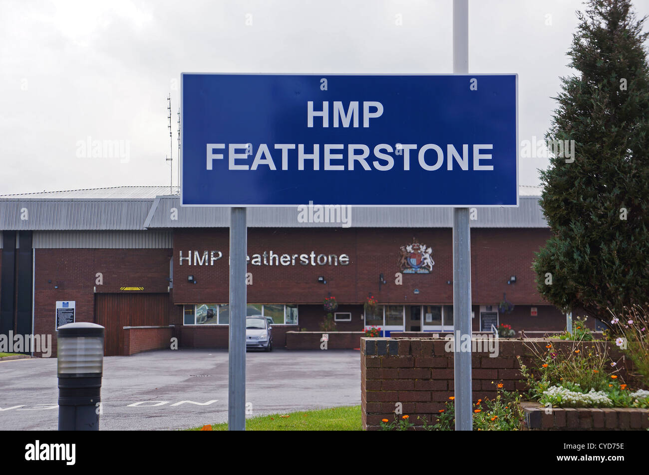 HMP prison featherstone Stock Photo