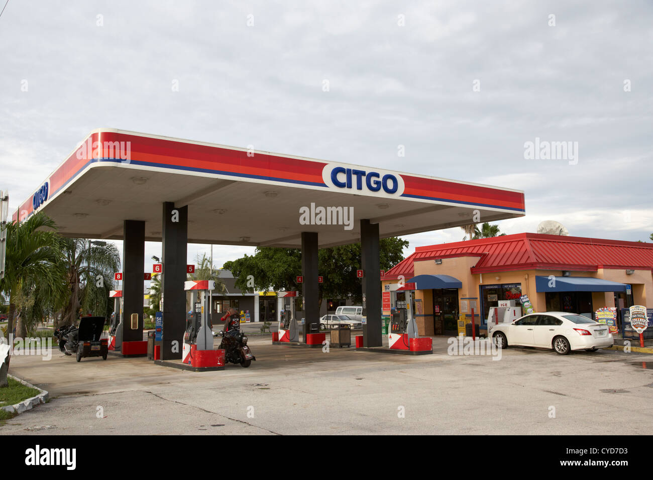 citgo fuel gas station homestead florida usa Stock Photo