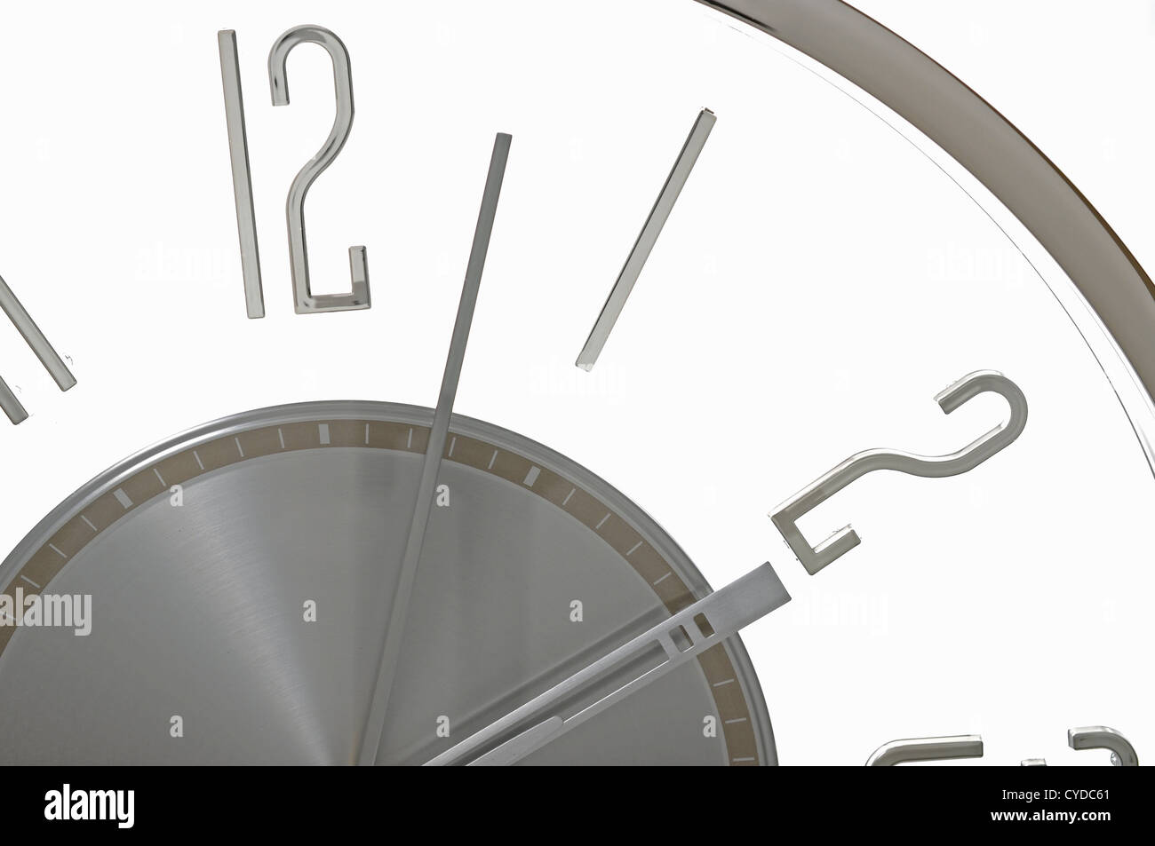Abstract Daylight saving time ends Stock Photo