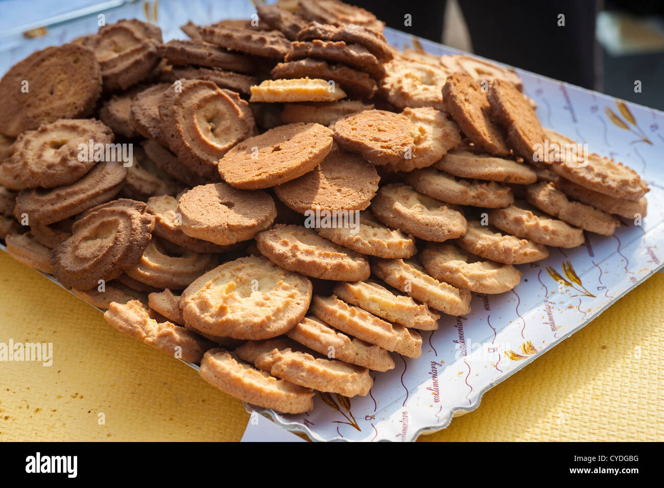 Europe Italy Piedmont Paste di Meliga ( Cookies Corn ) Stock Photo