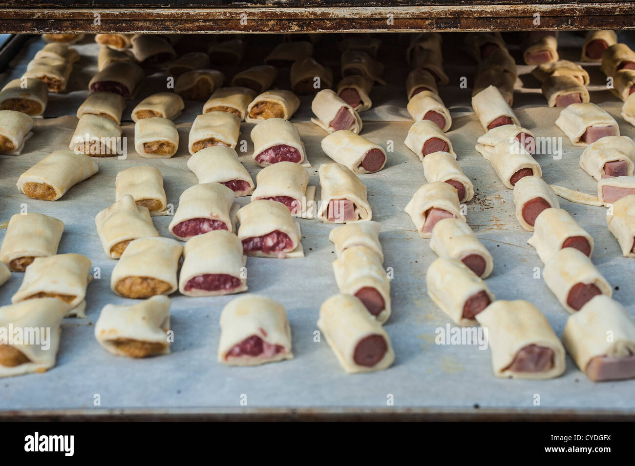 Italy pretzels to bake Stock Photo