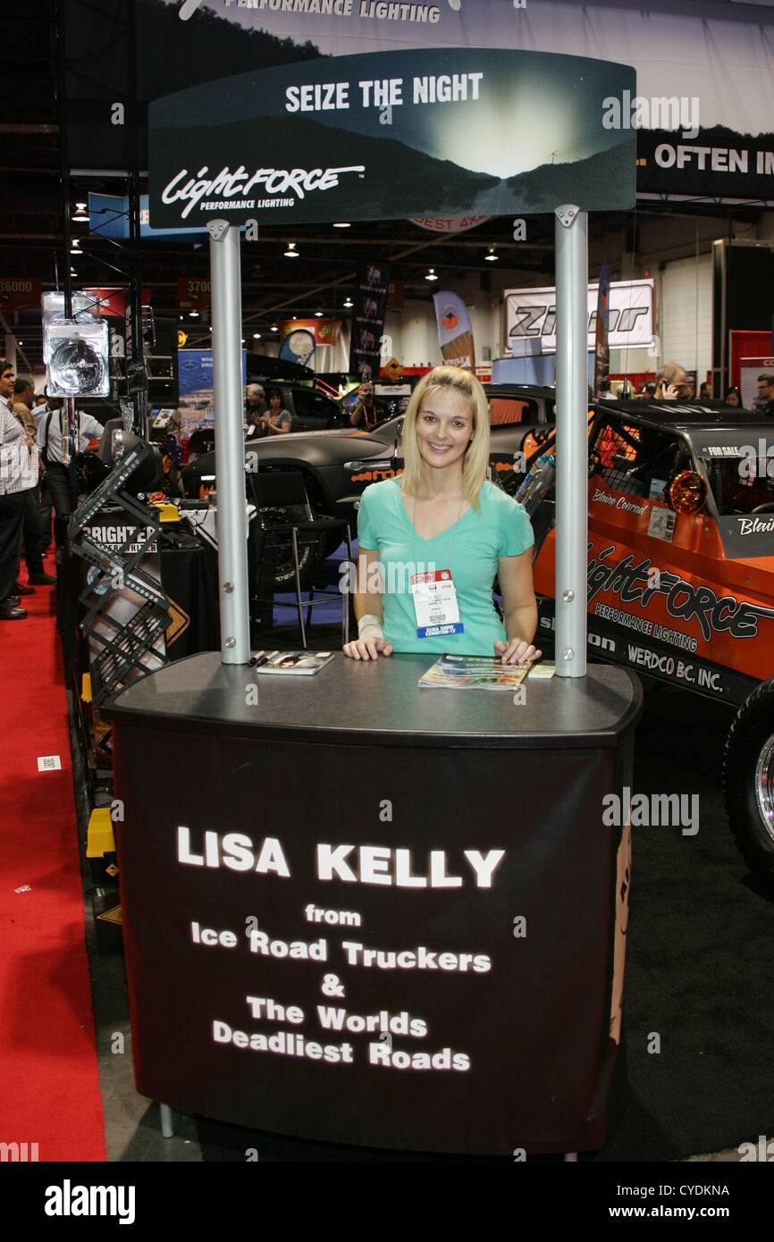 Lisa Kelly in attendance for 2012 SEMA Show - THU, Las Vegas Convention Center, Las Vegas, NV November 1, 2012. Photo By: James Atoa/Everett Collection Stock Photo