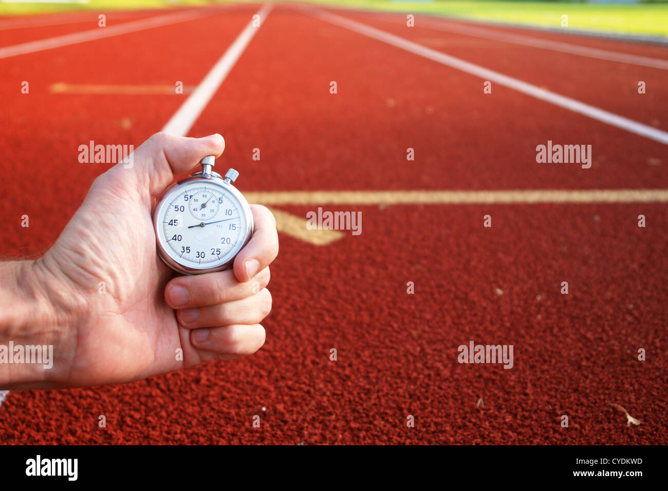 race tracks ready for the olympic games Stock Photo