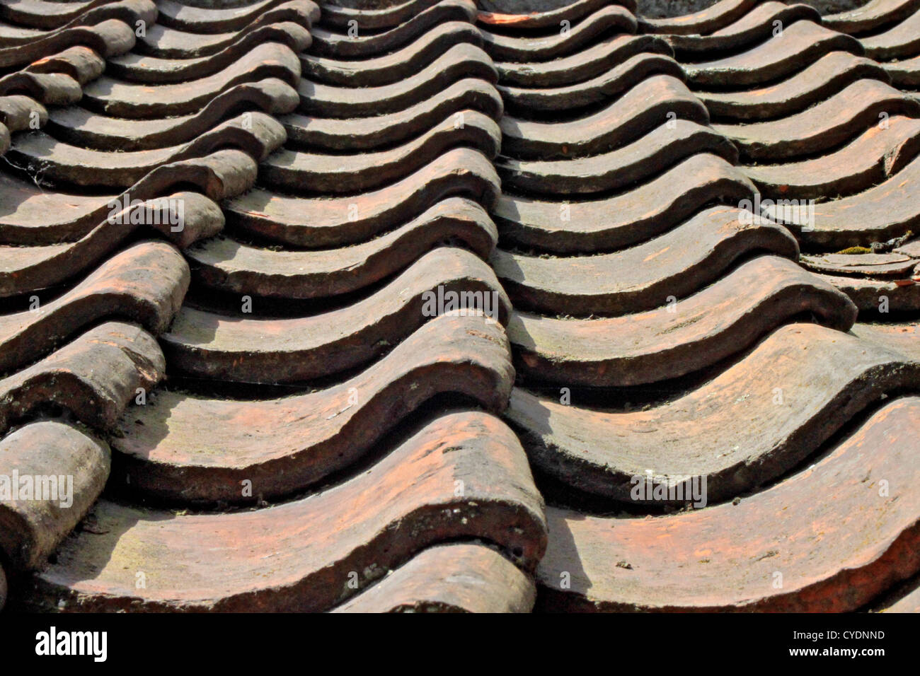 Tile roof Stock Photo