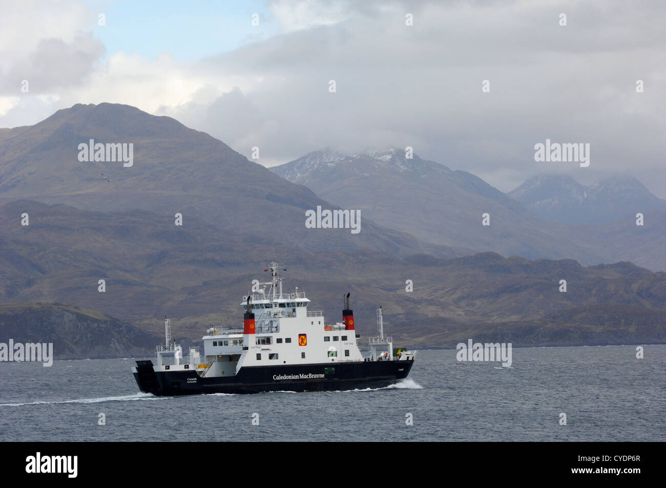 Caledonian MacBrayne ferry from Mallaig to Armadale, Isle of Skye, Scotland Stock Photo